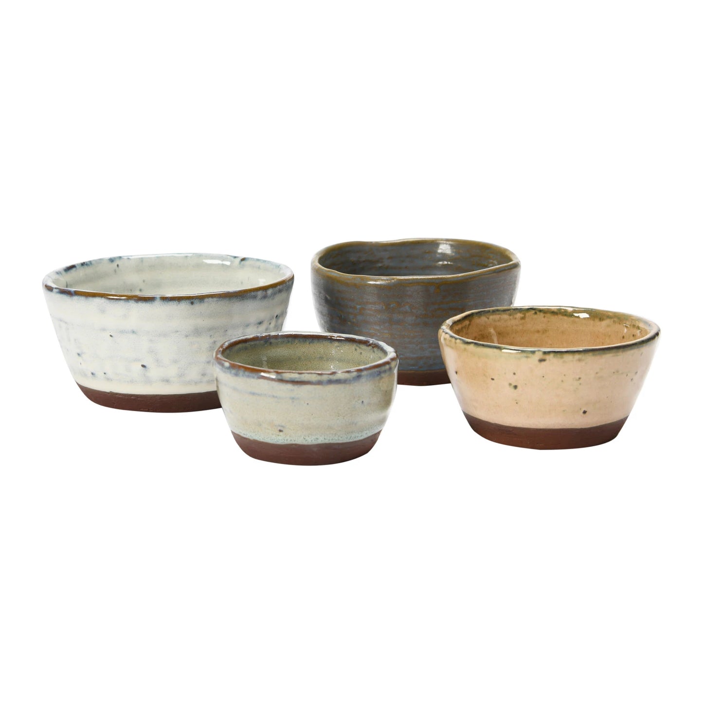 Stoneware Bowls with Glaze