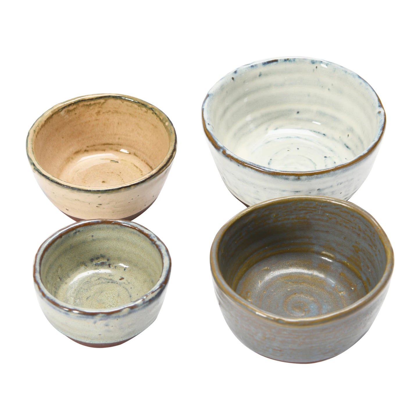 Stoneware Bowls with Glaze