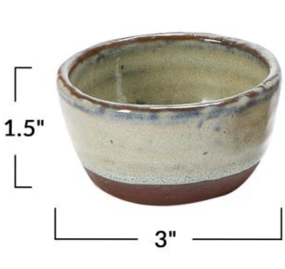 Stoneware Bowls with Glaze