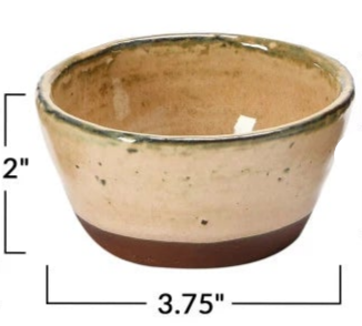 Stoneware Bowls with Glaze