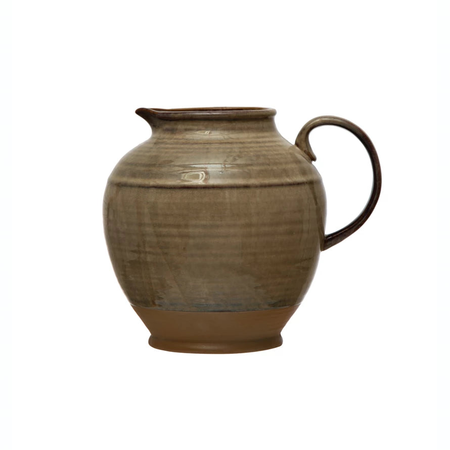 Stoneware Pitcher