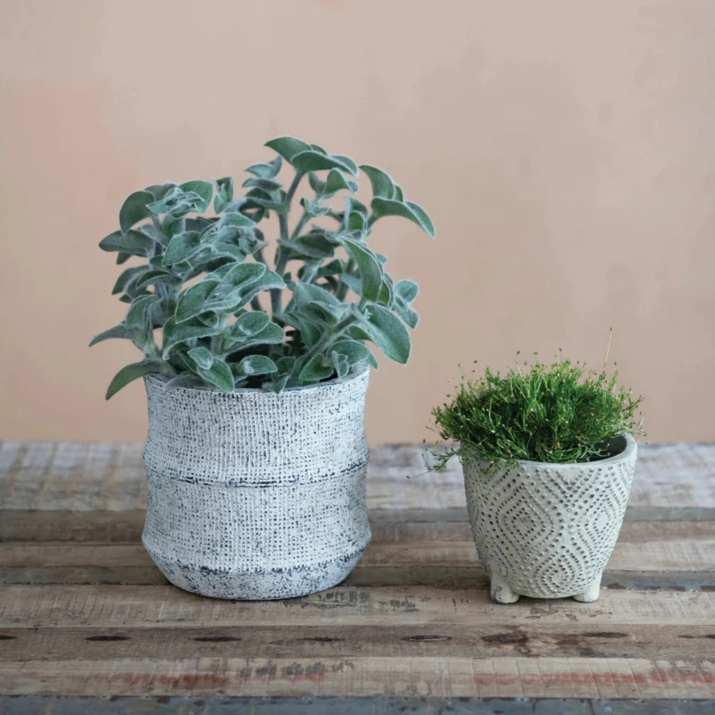 Embossed Sandstone Planter