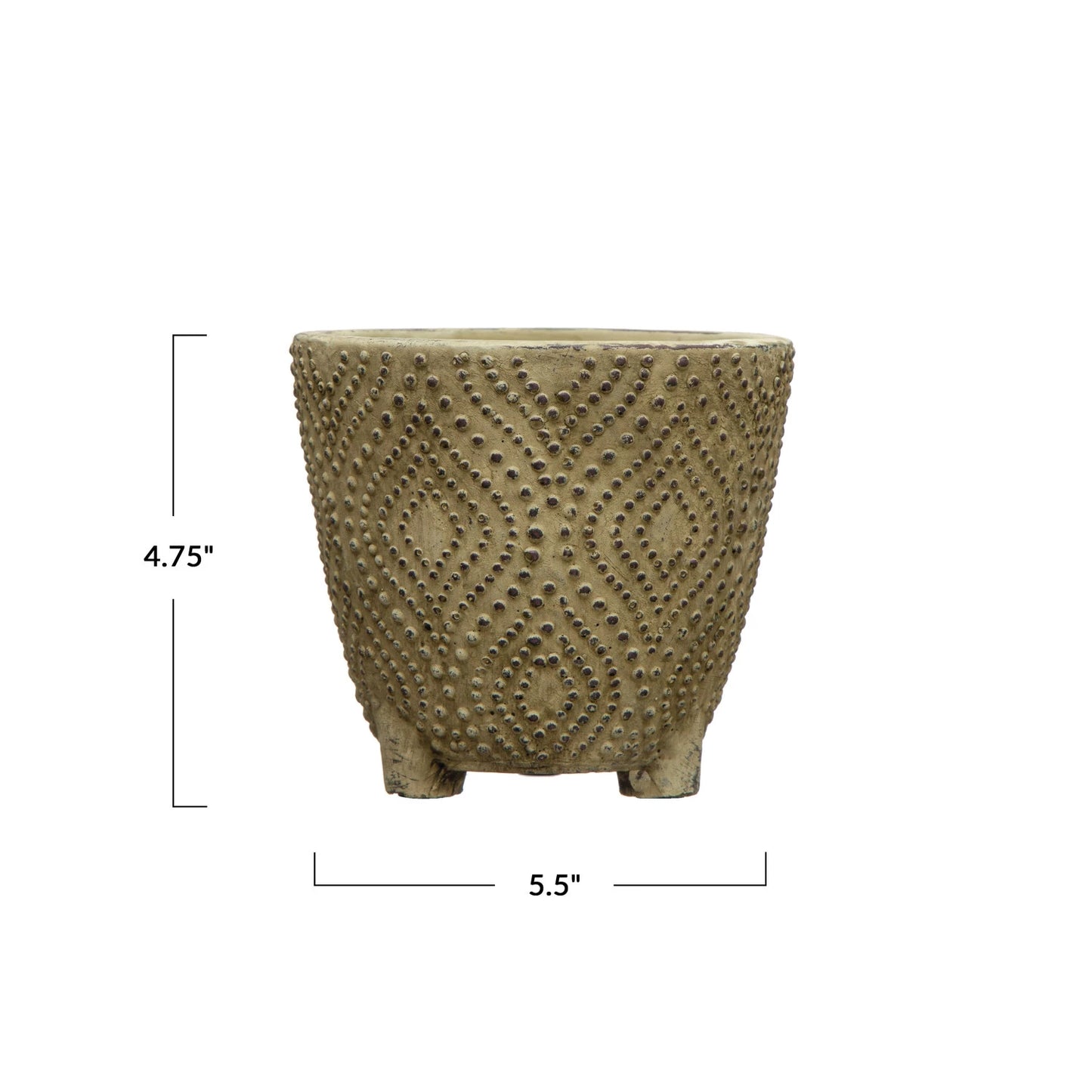 Embossed Sandstone Planter