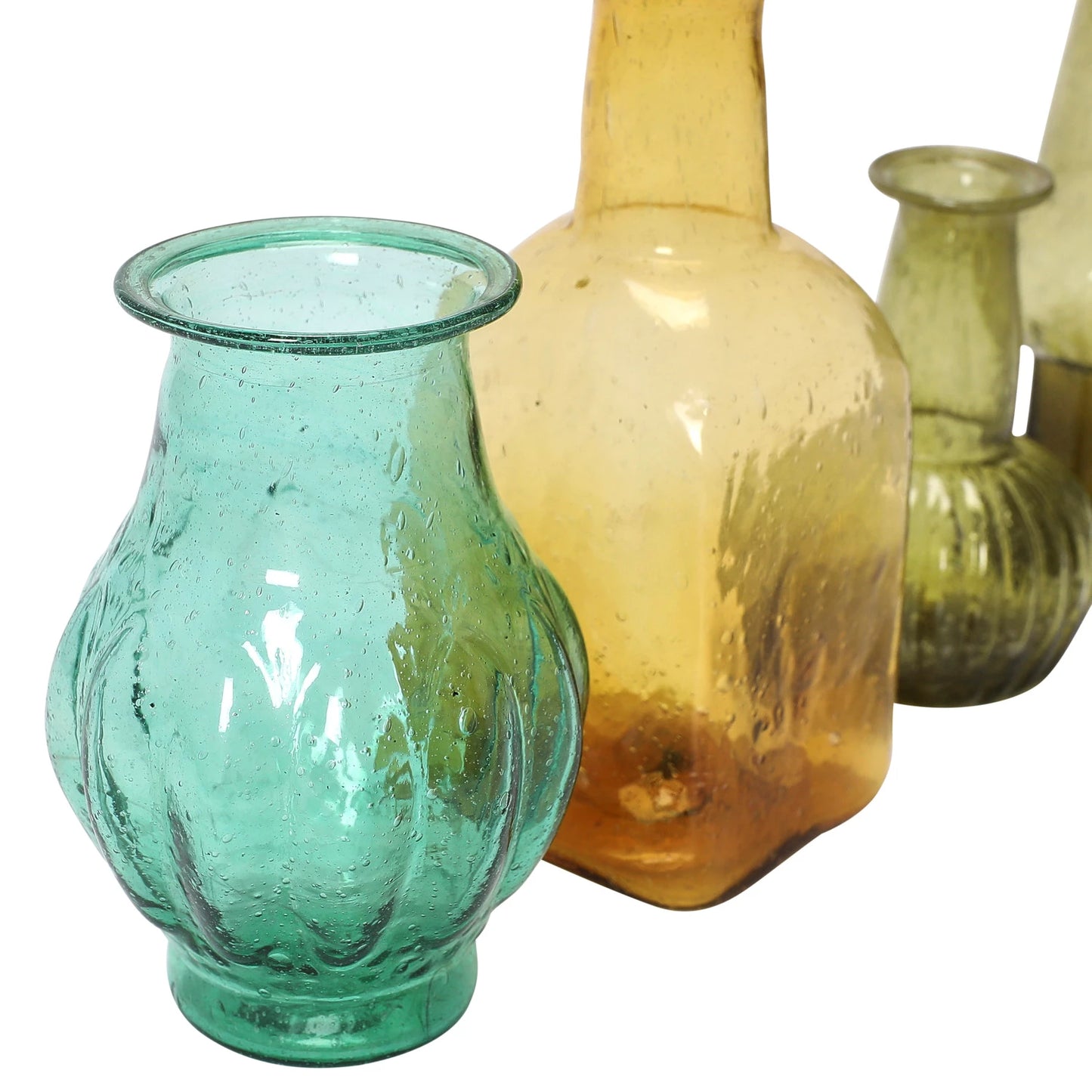 Hand-Blown Glass Vases