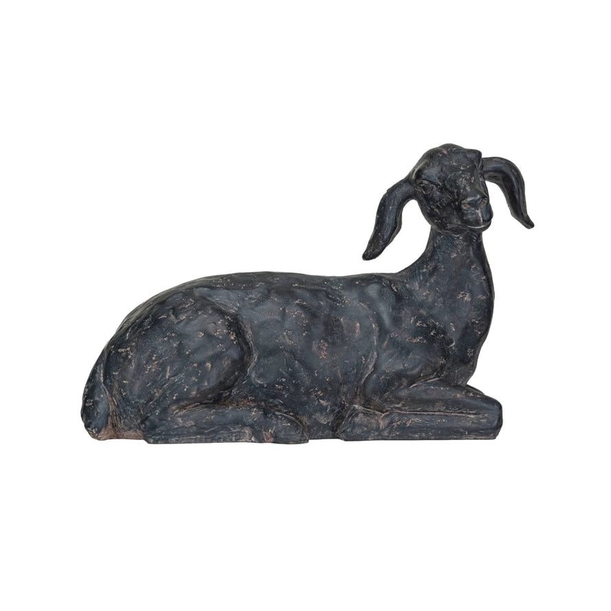 Resin Goat w/ Cast Iron Finish