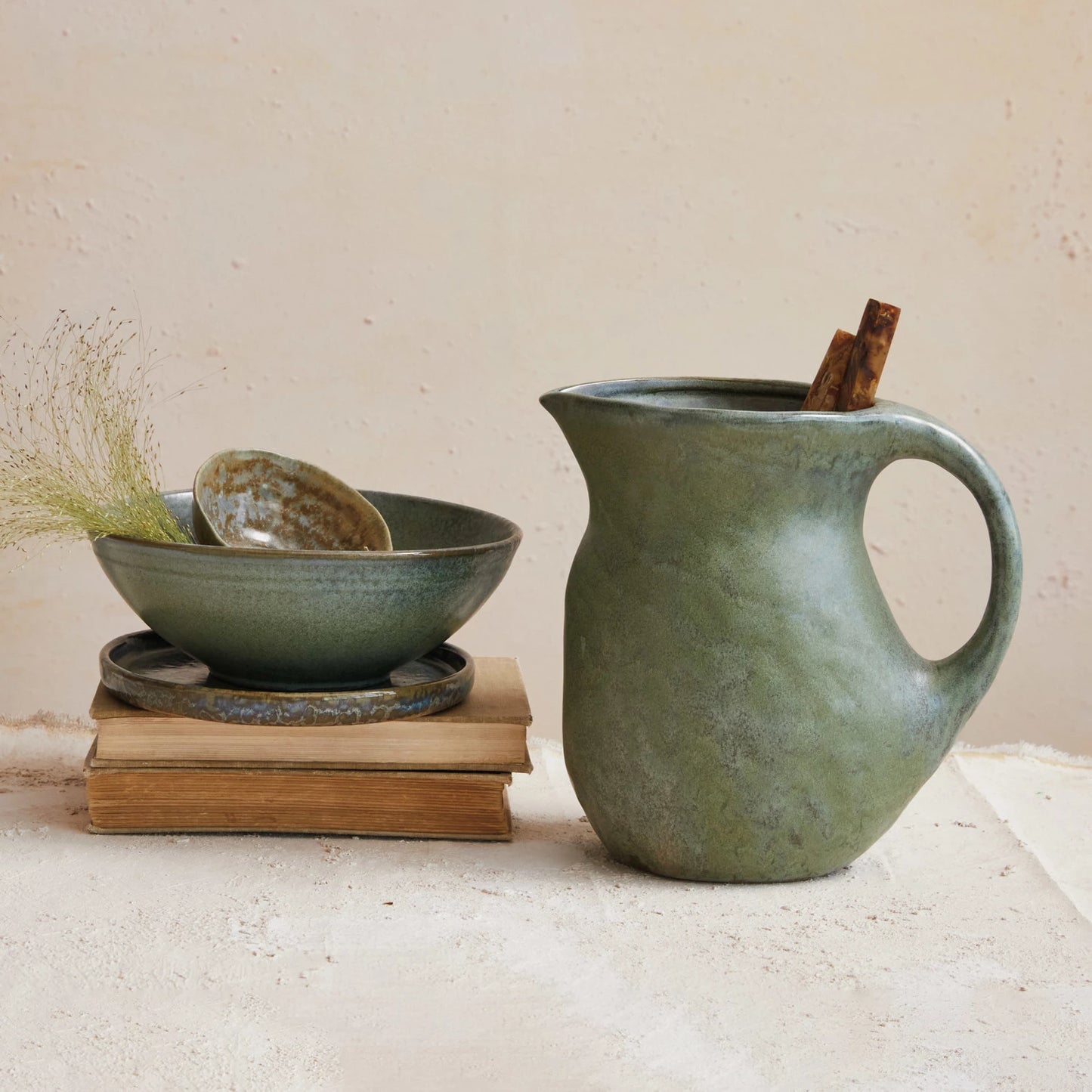 Stoneware Pitcher