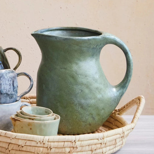 Stoneware Pitcher