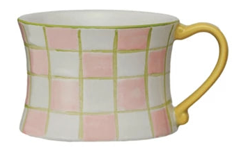 Hand-Painted Stoneware Mug