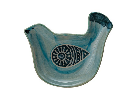 Stoneware Bird Shaped Dish