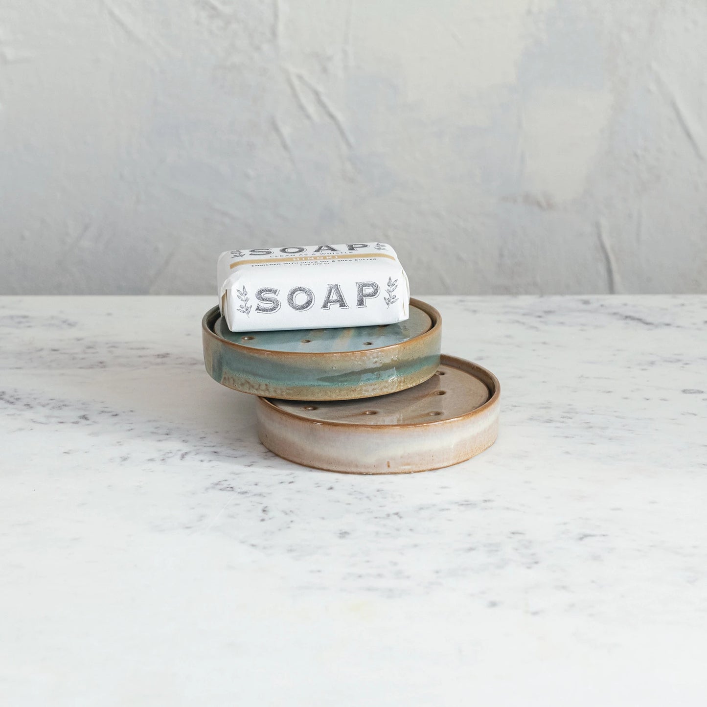 Stoneware Soap Dish