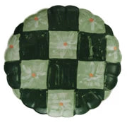 Stoneware Scalloped Plate