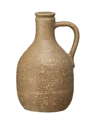 Decorative Stoneware Jug