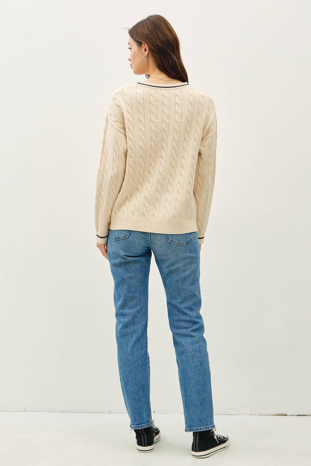 Chunky Cable Knit Sweater