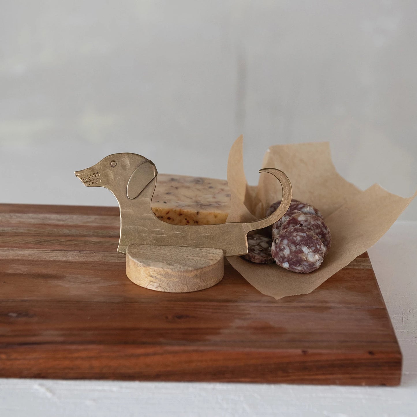 Dog Shaped Metal Cheese Knife