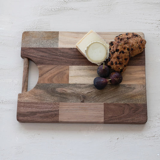 Acacia, Pine & Mango Wood End Grain Cutting Board