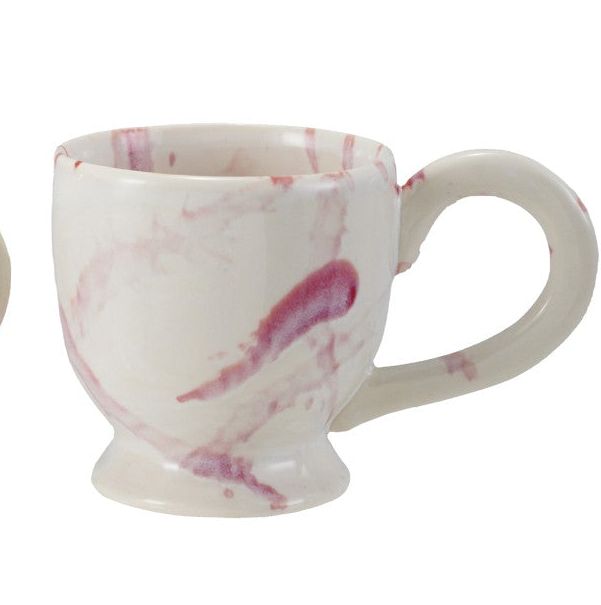 Footed Mug w/ Splatter