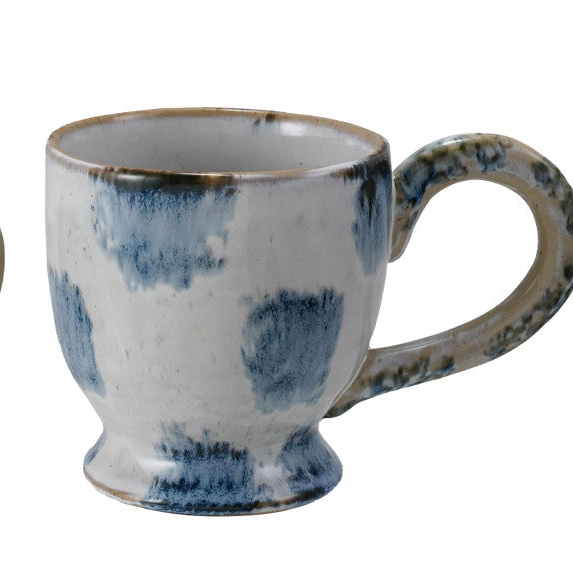Footed Mug w/ Splatter
