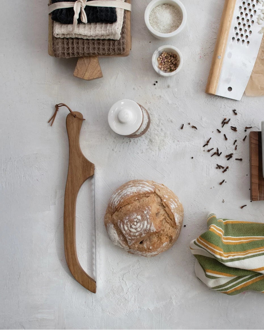 Wood Bread Bow Knife