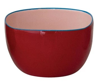 Enameled Stainless Steel Bowl