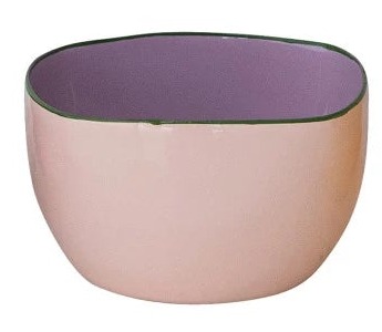 Enameled Stainless Steel Bowl