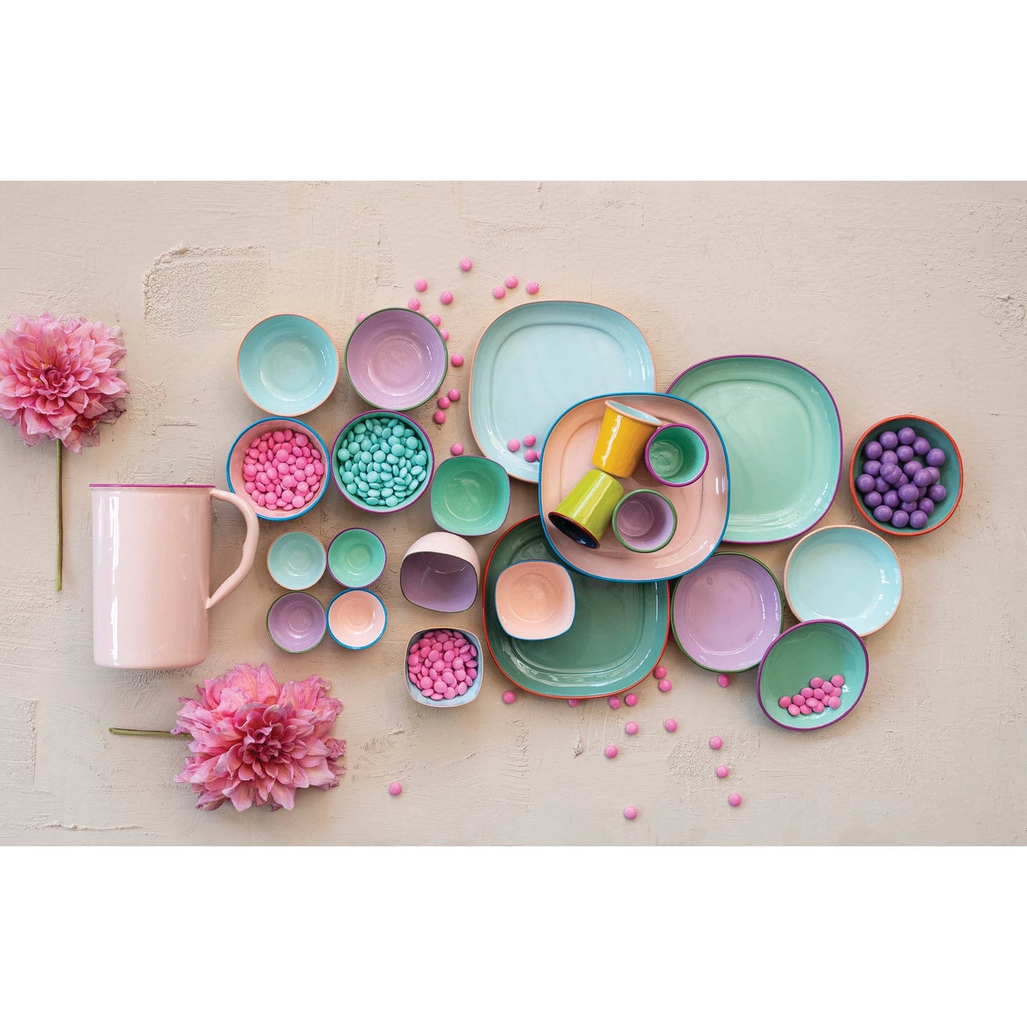 Enameled Stainless Steel Bowl