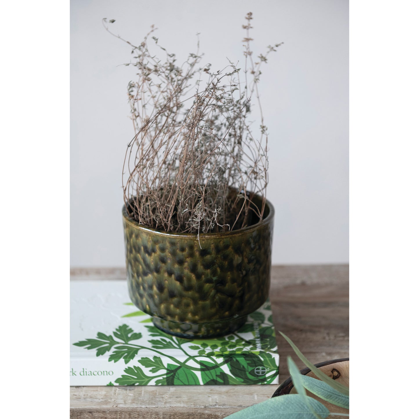 Stoneware Footed Planter