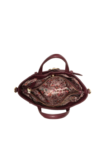 Aspyn Small Belted Sueded Tote Crossbody