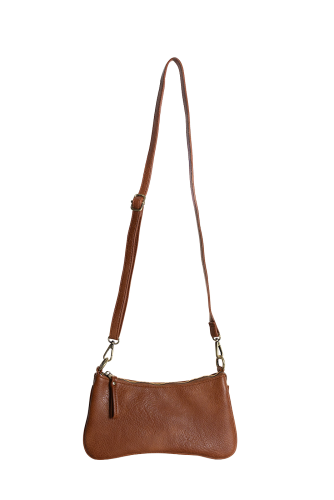 Nicolette Curved Topzip Shoulder/ Crossbody