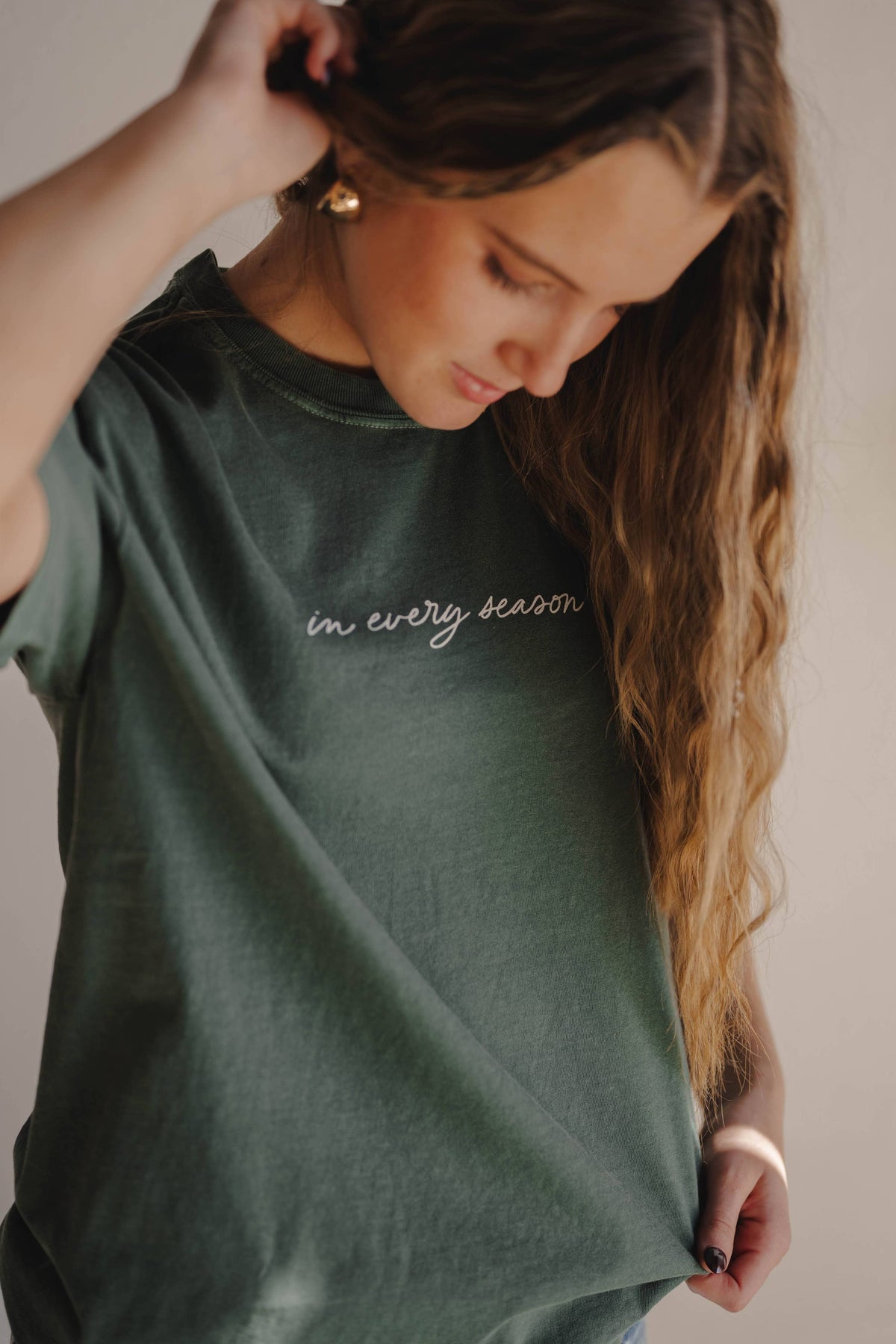 In Every Season Tee | Blue Spruce