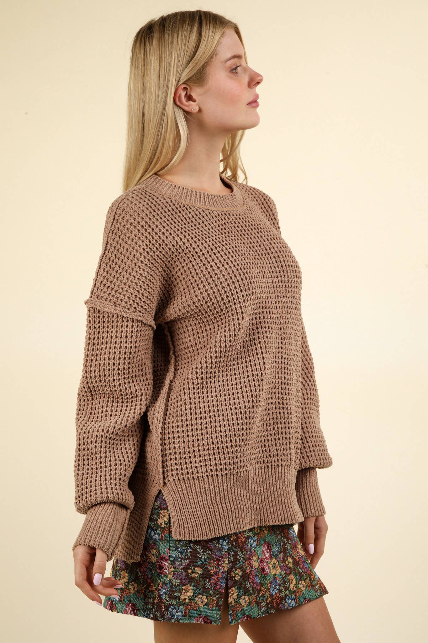 Oversized Sweater | Taupe