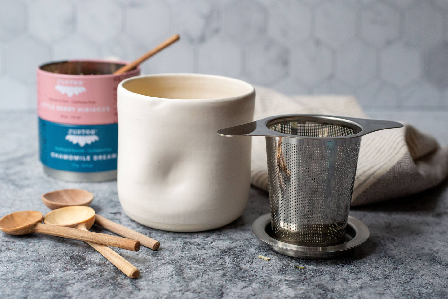 Tea Infuser with Coaster/Lid