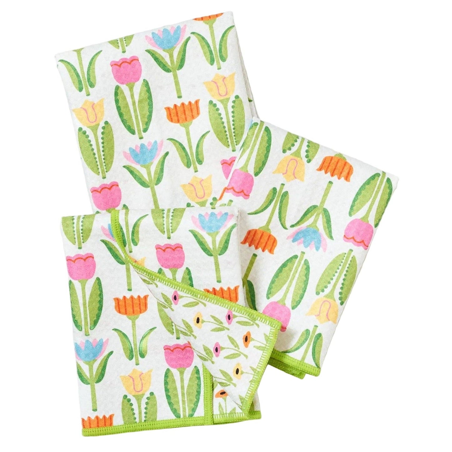 Mighty Mini Towel (Set of 3) Reversible | ME Tulips