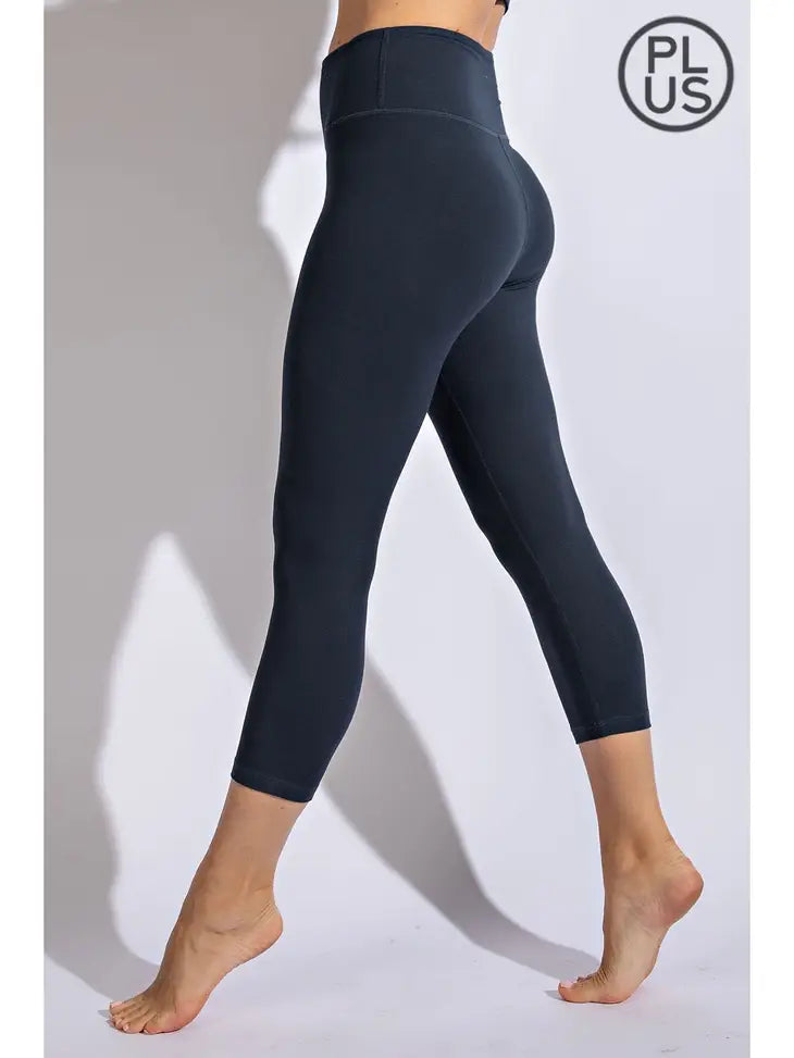 Butter Capri Leggings | Nocturnal Navy