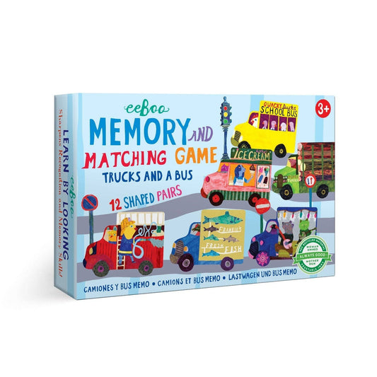 Trucks & A Bus Little Memory  Game