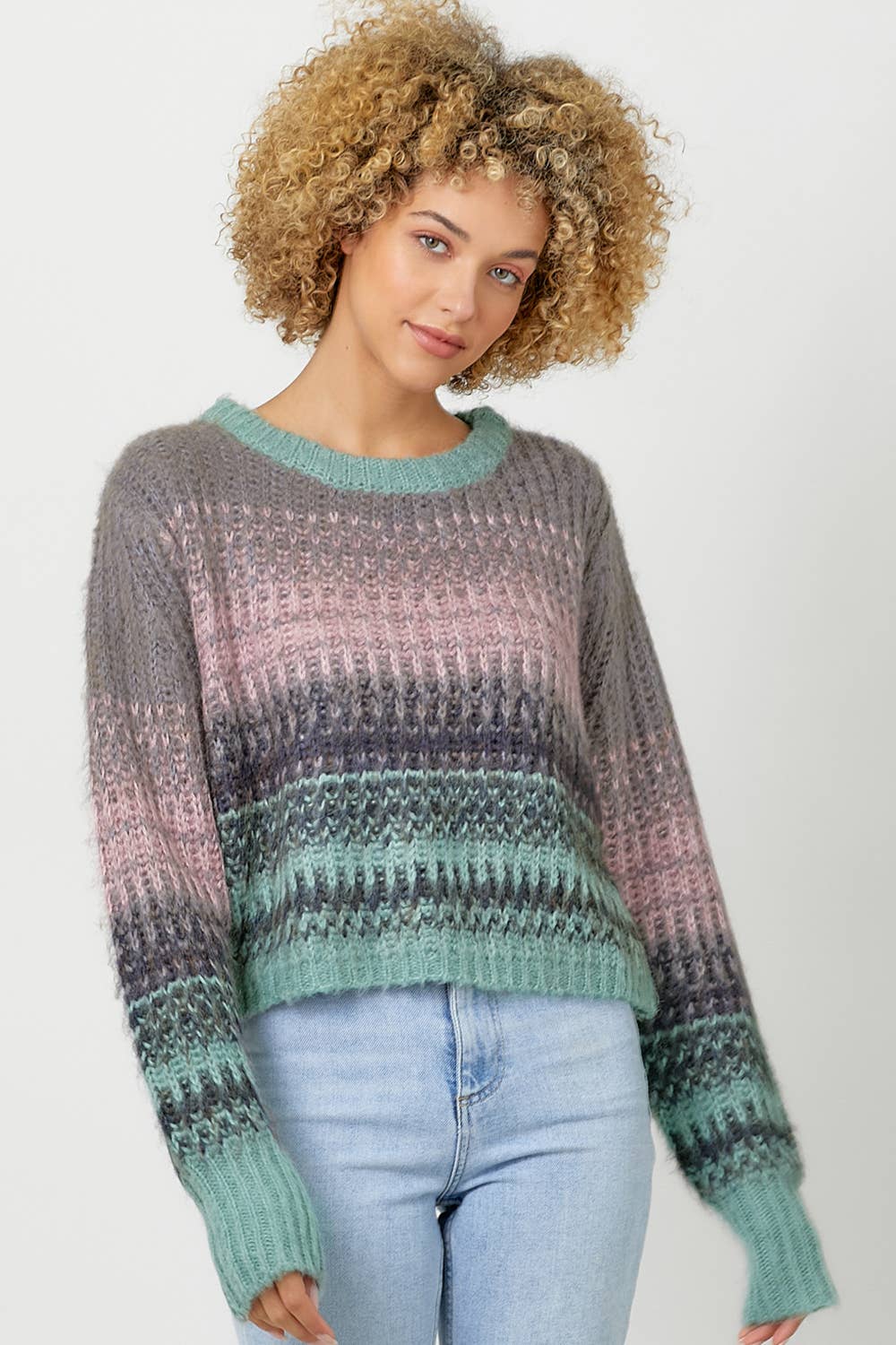 Color Gradation Sweater