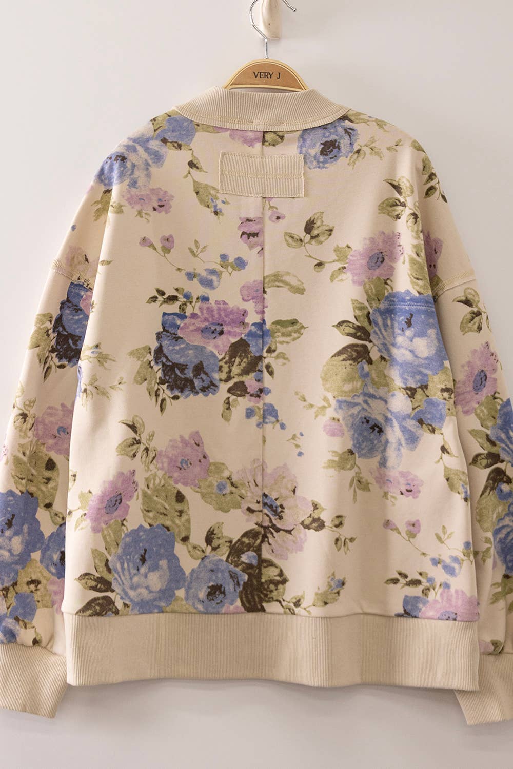  Floral Print Sweatshirt