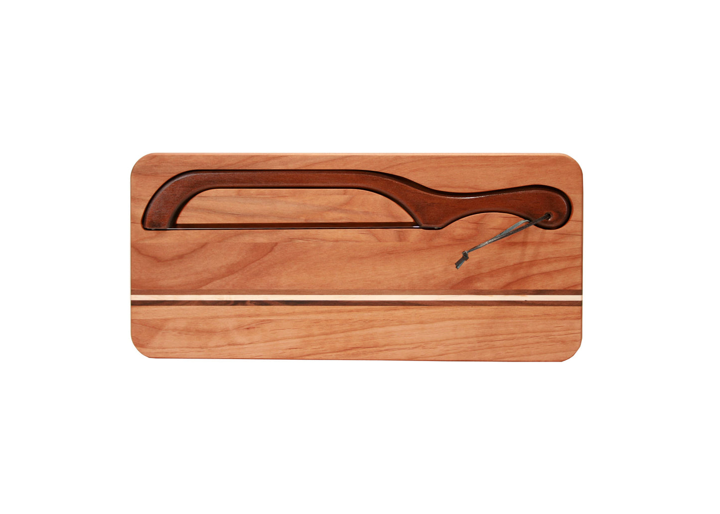 Deluxe Knife Board with Walnut Bread Slicer