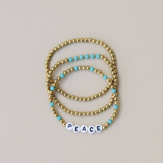 Stack Bracelets | Peace