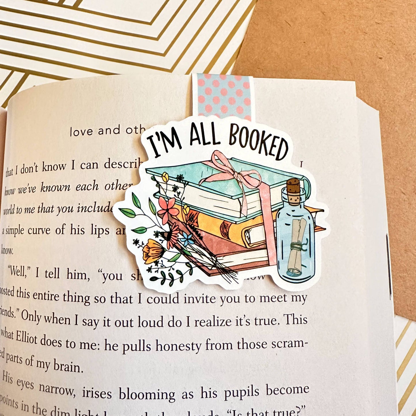 Magnetic Bookmark | I'm All Booked