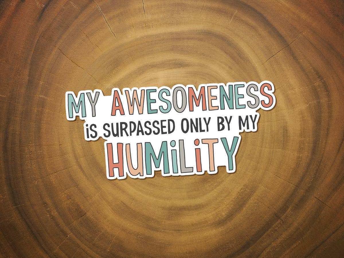 Sticker | False Humility – The English Garden