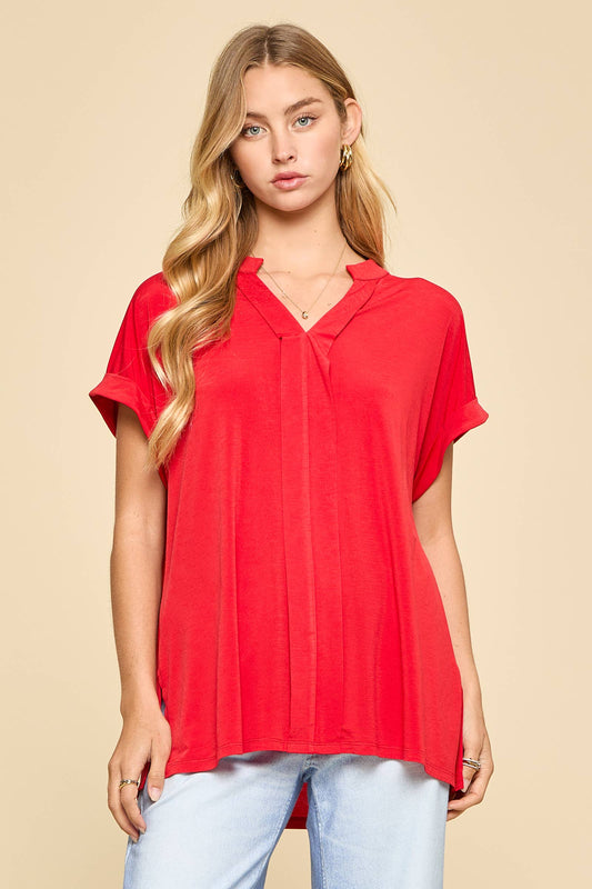 Pleated Lizzy Blouse