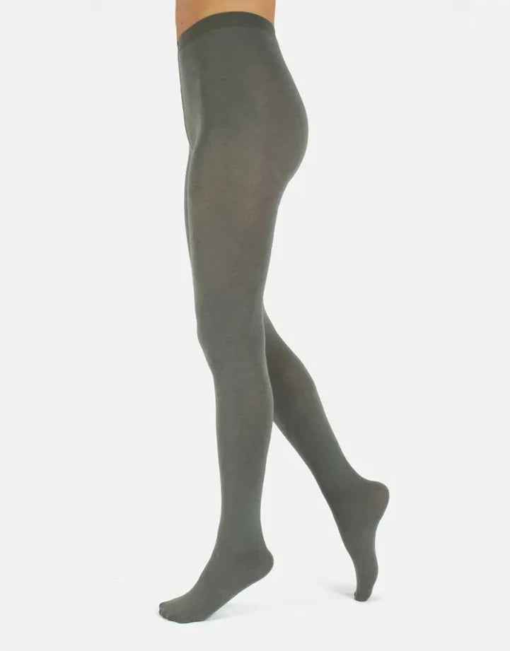 Cashmere Wool Tights | Caster Grey