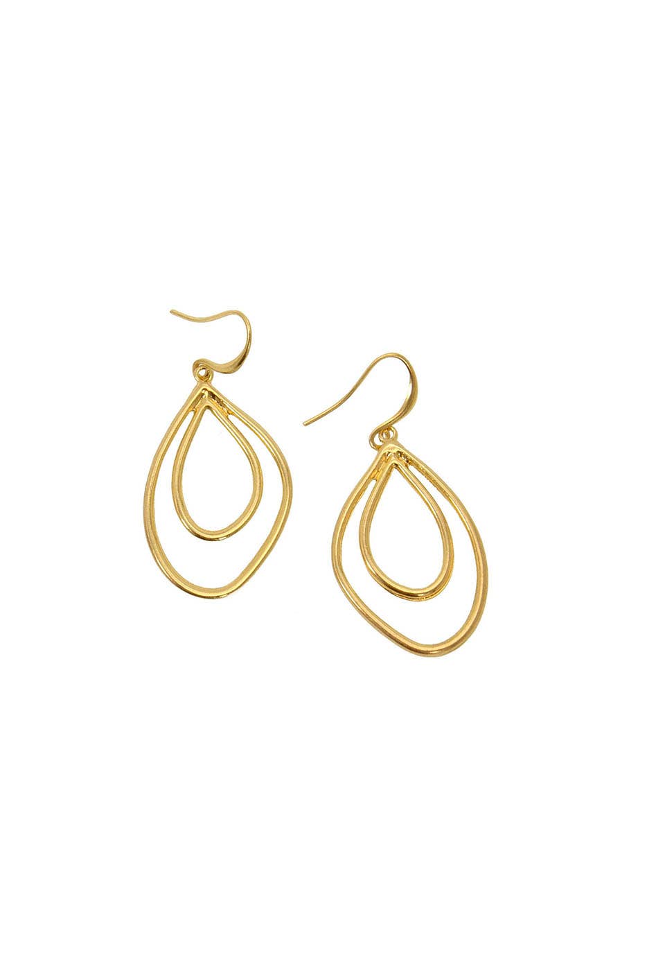 Flame Fishhook Earrings