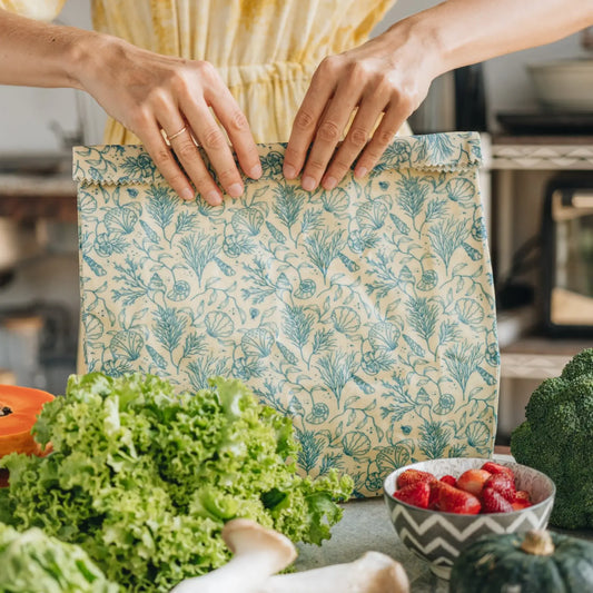 Reusable Beeswax Bread Bag | Large
