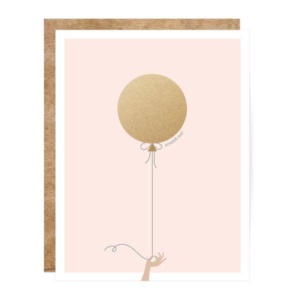 Scratch-off Card | Gold Balloon