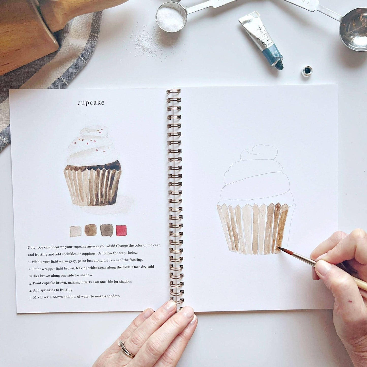 Watercolor Workbook | Baking