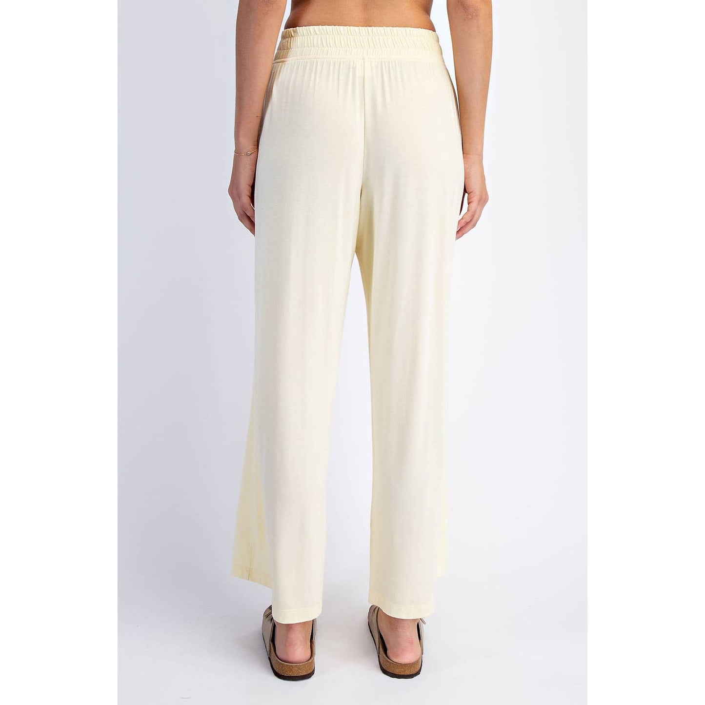 Cropped Wide Leg Pants