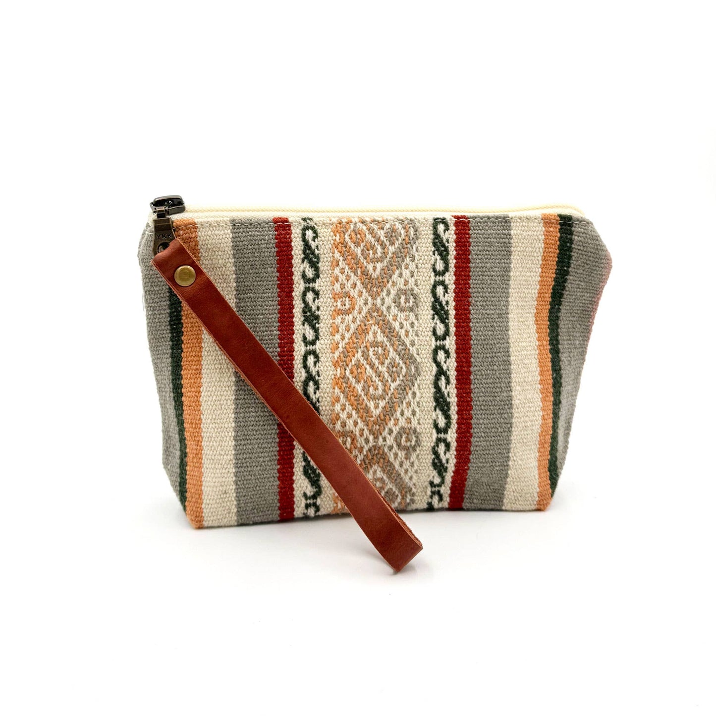 Makeup Pouch in Bolivian Wool | Cayenne