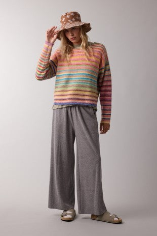 Rainbow Knit Sweater