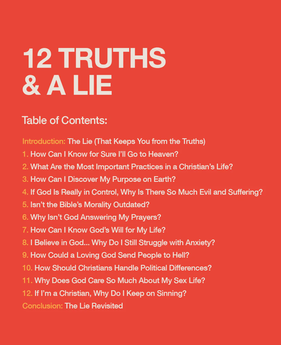 12 Truths and a Lie: Answers to Life's Biggest Questions | J.D. Greear